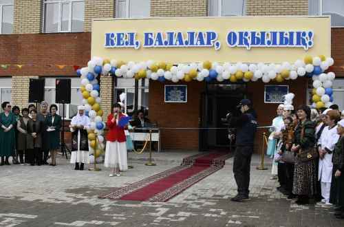 Теректіде жаңа мектеп ашылды